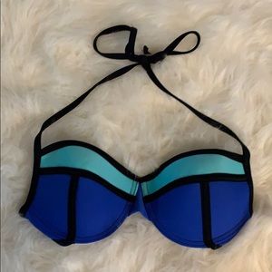 Blue Bikini Top